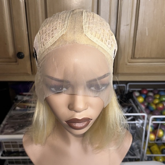 Lot 2106 ❤️NEW 100% Human Hair Lace front wig T Part Bob - Picture 6 of 8